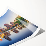 Extra large wall art featuring line art flowers in black on a white canvas, ideal for large living room decor.