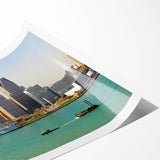 Extra large wall art featuring line art flowers in black on white canvas, suitable for large living room decor.