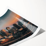 Extra large wall art featuring line art flowers in monochrome, ideal for large living room wall decor.