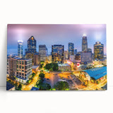 Large black and white abstract print on canvas, ideal for kitchen wall art with a minimalist design.