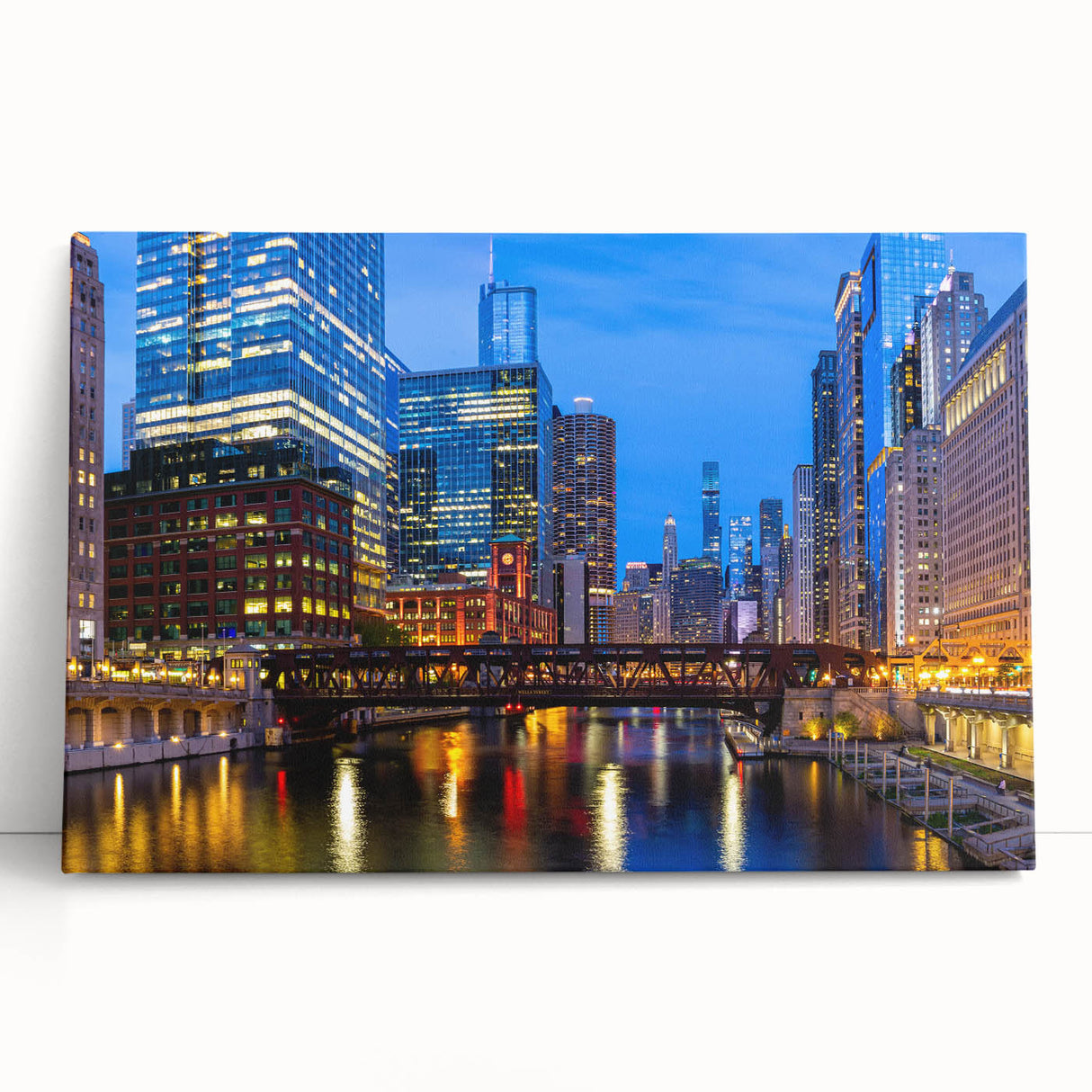Large black and white abstract acrylic print, ideal for kitchen wall art with a minimalist design.