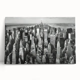 Large black and white acrylic print of assorted kitchen utensils, ideal for kitchen wall art.
