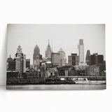Large black and white acrylic print of assorted kitchen utensils, ideal for kitchen wall art.