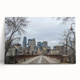 Large black and white abstract canvas print, ideal for kitchen wall art.