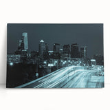 Large black and white abstract print on canvas, featuring swirling patterns, ideal for kitchen wall art.