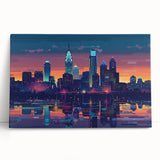 Large black and white abstract print on canvas, featuring fluid shapes, ideal for kitchen wall art.