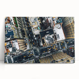 Large black and white abstract print on canvas, featuring dynamic brush strokes, ideal for kitchen wall art.