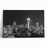 Large black and white acrylic print of assorted kitchen utensils, ideal for kitchen wall art.