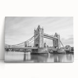 Large black and white abstract canvas print, ideal for kitchen wall art with a minimalist design.