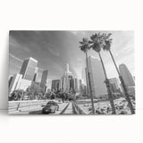 Large black and white abstract art on canvas, featuring flowing ink patterns, ideal for kitchen wall art.