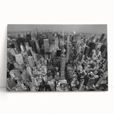 Large black and white acrylic print of assorted kitchen utensils, ideal for kitchen wall art.