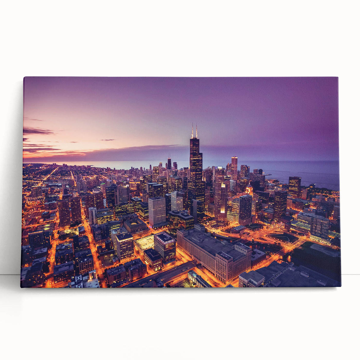 Large black and white abstract acrylic print on canvas, ideal for kitchen wall art.