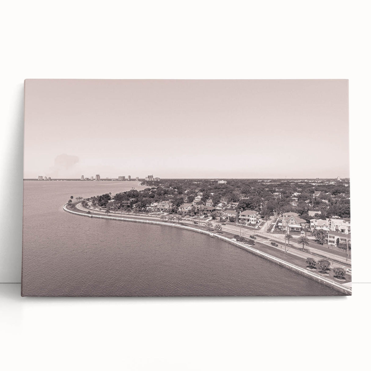 Large black and white photo of assorted cutlery on canvas, ideal for kitchen wall art.