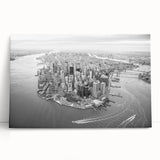 Large black and white abstract canvas print, ideal for kitchen wall art with bold monochromatic tones.