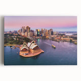 Large black and white acrylic print of a bustling cityscape, ideal for kitchen wall art or bedroom ambiance.