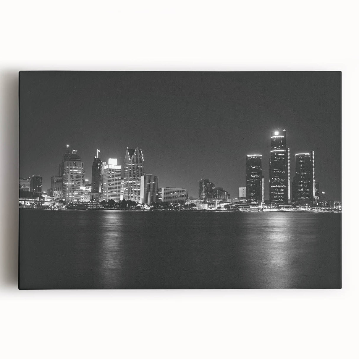 Large black and white abstract canvas featuring swirling patterns, ideal for kitchen wall art or bedroom ambiance.