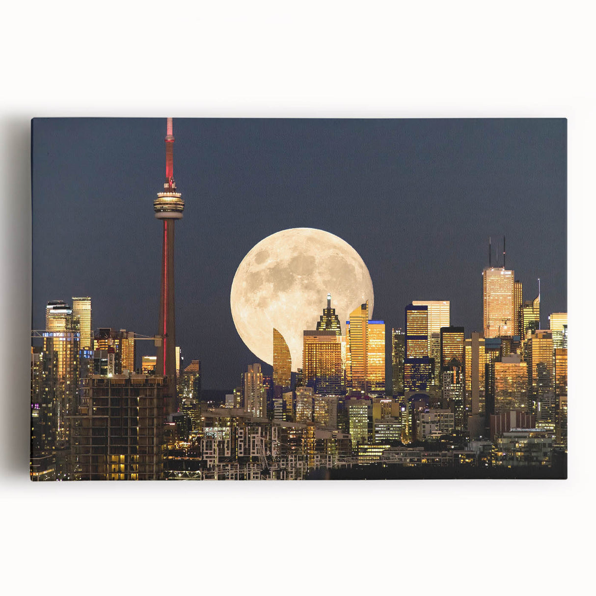 Large black and white abstract canvas print, ideal for kitchen wall art or bedroom ambiance.