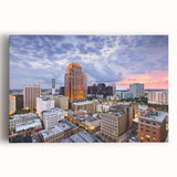 Large black and white abstract print on canvas, featuring dynamic brush strokes.