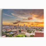 Large black and white acrylic print of a minimalist coffee cup, suitable for kitchen wall art.
