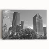 Large black and white abstract canvas art, ideal for kitchen wall art or bedroom ambiance.