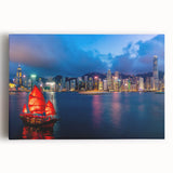 Large black and white abstract acrylic print, featuring dynamic brush strokes.