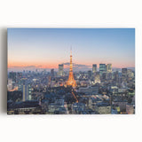 Large black and white acrylic print of an abstract cityscape, suitable as kitchen wall art or for bedroom ambiance.