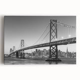 Black and white abstract acrylic print on canvas, featuring chaotic lines and shapes, ideal for kitchen wall art.