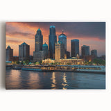 Large black and white abstract canvas print, featuring fluid shapes, ideal for kitchen wall art or bedroom ambiance.