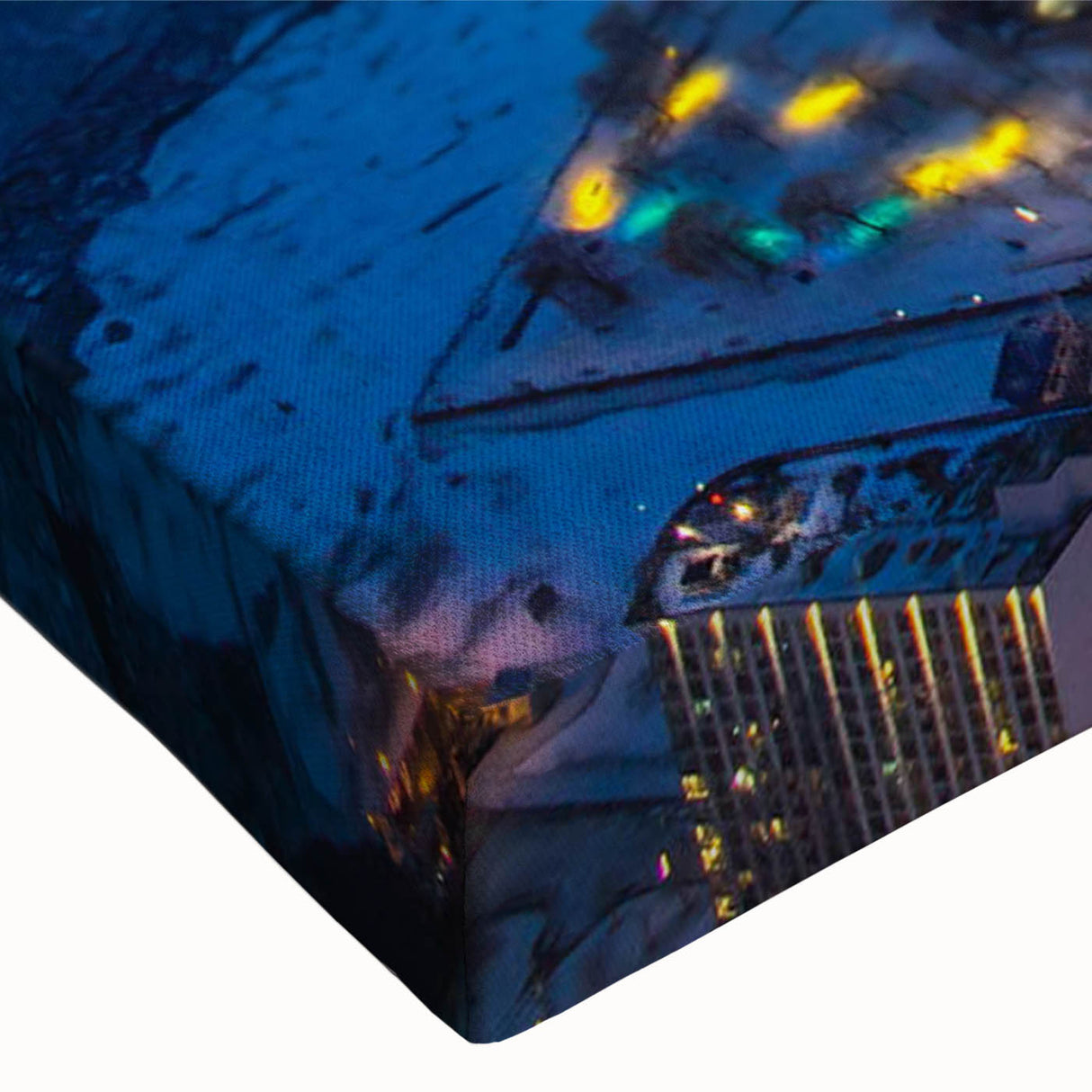 Black and white landscape art painting on canvas, featuring a serene mountain scene, suitable for bedroom wall decor.