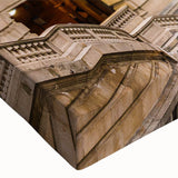 Large art depicting a black and white landscape painting on canvas, suitable for bedroom wall decor.