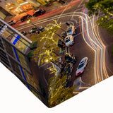 Large art canvas featuring a black and white landscape painting with muted tones, ideal for bedroom wall decor.