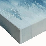 Large art canvas featuring a black and white landscape painting, ideal for bedroom wall decor.