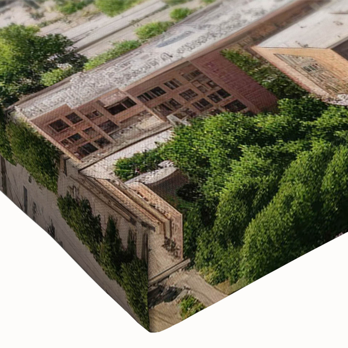 Large black and white landscape art painting on canvas, featuring a serene mountain scene, ideal for bedroom wall decor.