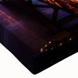 Large art canvas depicting a serene landscape in black and white tones, suitable for bedroom wall decor.