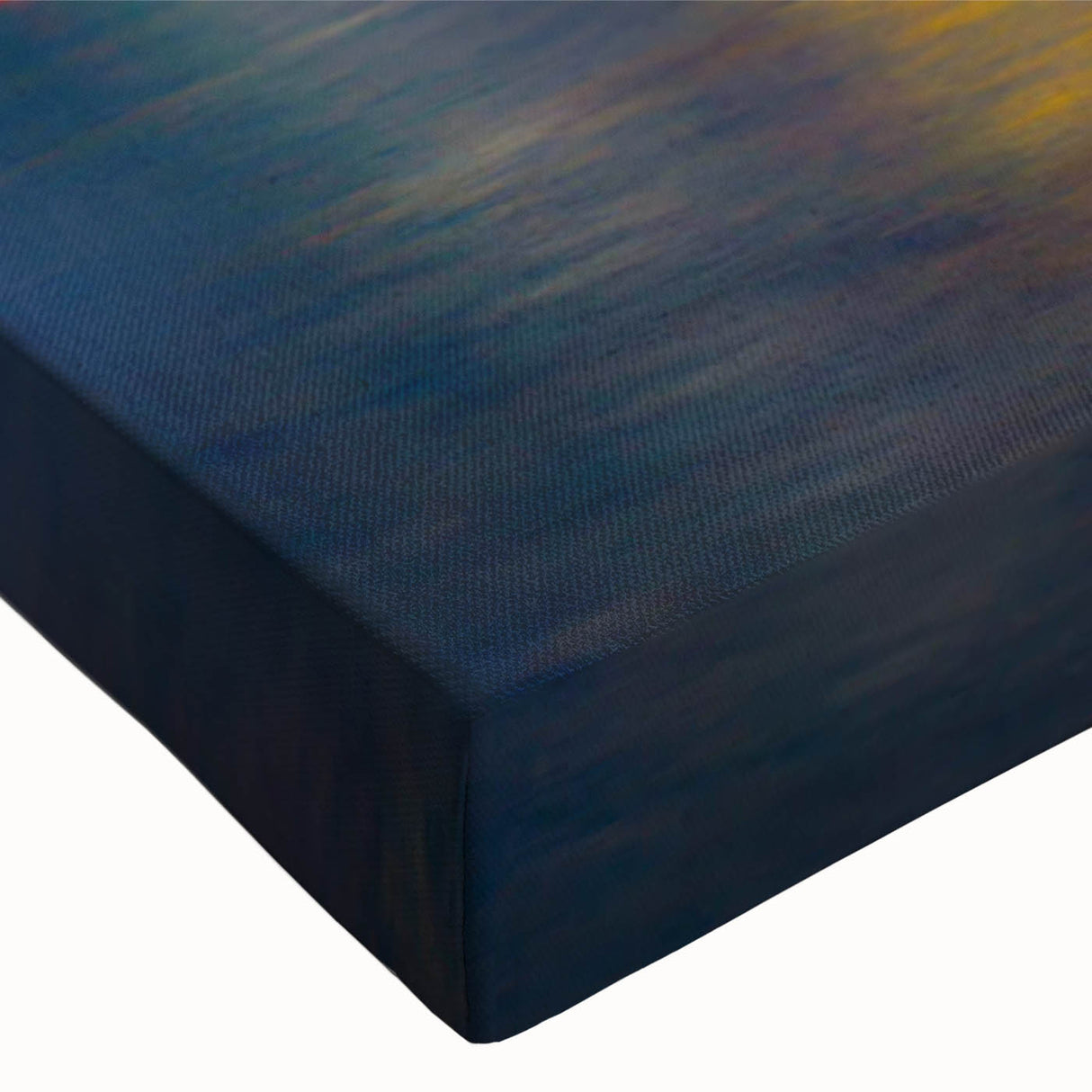 Large black and white landscape art painting on canvas, depicting a serene mountain scene, ideal for bedroom wall decor.