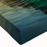 Large art canvas of a black and white landscape painting, suitable for bedroom wall decor.