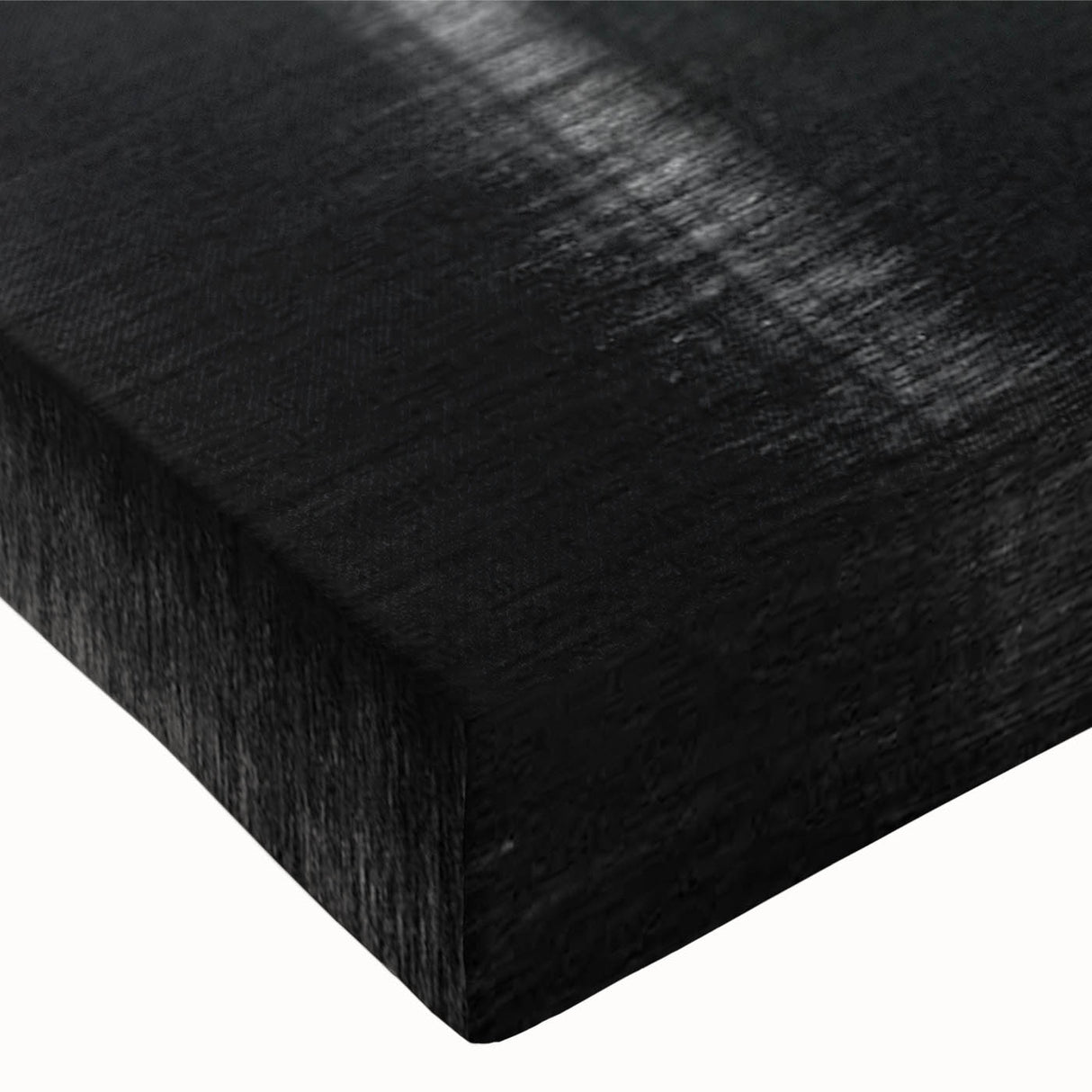Large art black and white wall art featuring a minimalist landscape painting on canvas, ideal for bedroom decor.