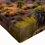 Large art featuring a black and white landscape painting on canvas, ideal for bedroom wall decor.