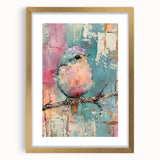 Gold-framed photo display featuring a classic mat, showcasing an elegant front view suitable for home decor or gallery presentations, enhancing any interior style.