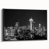 Black and white landscape art painting of a mountain, printed on a vintage poster, suitable for bedroom decor.