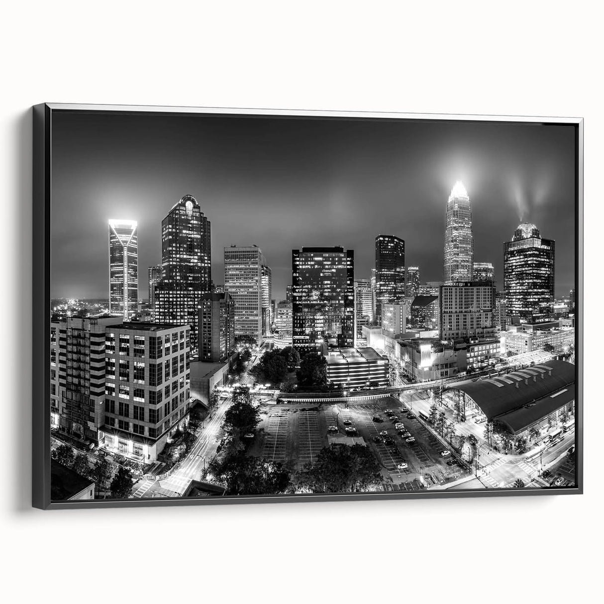 Black and white vintage poster art of a mountainous landscape on canvas, ideal for bedroom wall decor.