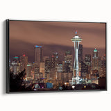 Black and white vintage poster art of a serene landscape, printed on canvas, suitable for bedroom wall decor.