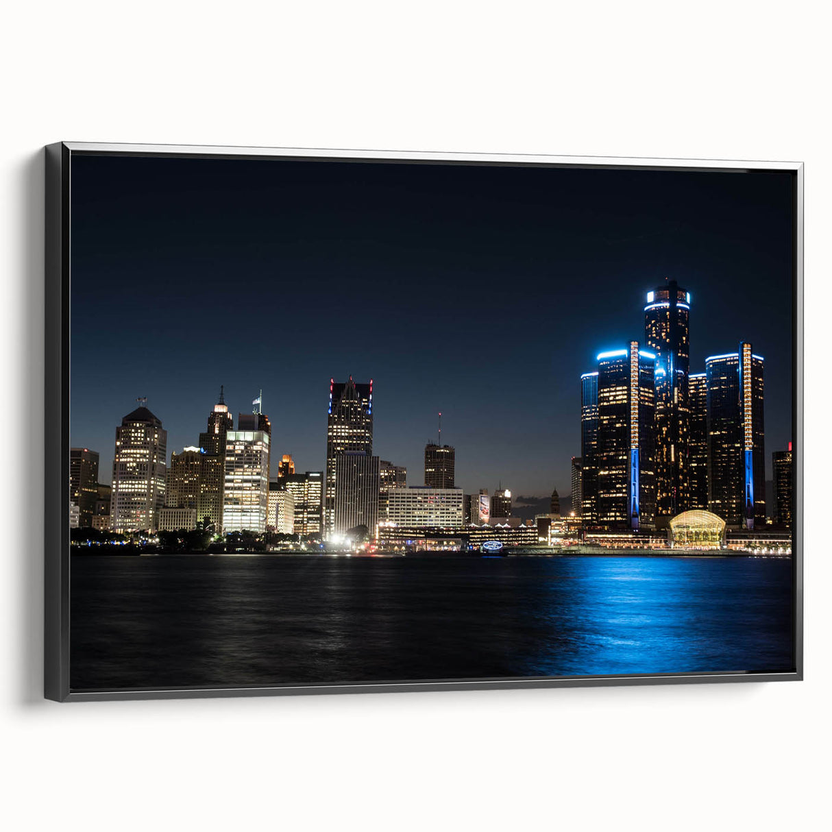 Black and white vintage poster art of a landscape painting on canvas, suitable for bedroom wall decor.