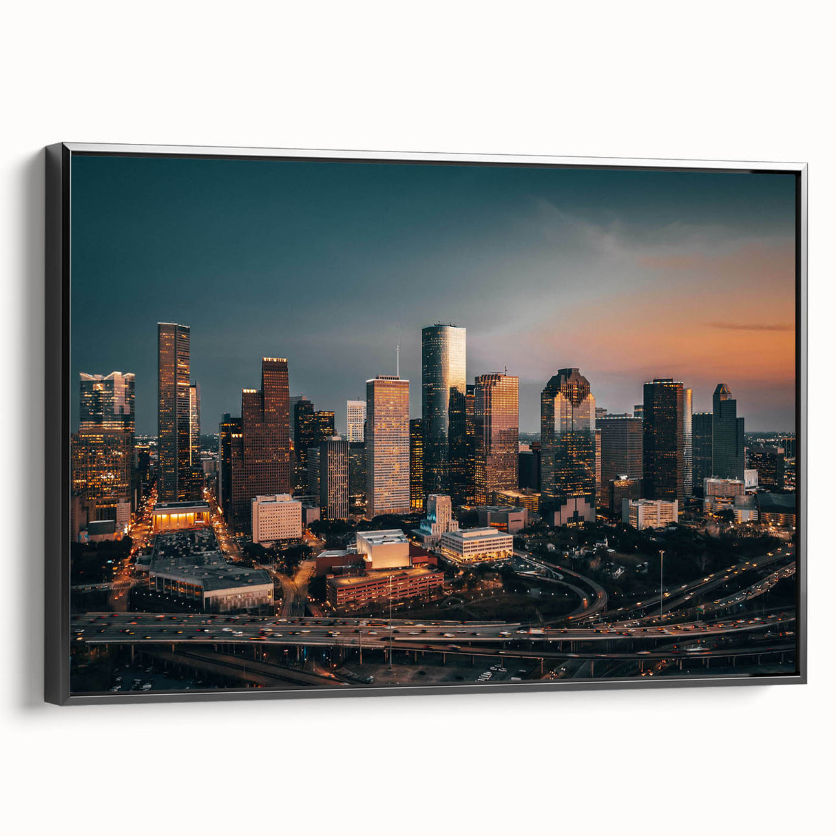Black and white vintage poster art depicting a tranquil landscape, ideal for bedroom wall decor.