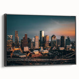 Black and white vintage poster art depicting a tranquil landscape, ideal for bedroom wall decor.