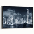 Black and white landscape painting on canvas, depicting a serene rural scene, suitable for bedroom wall decor.