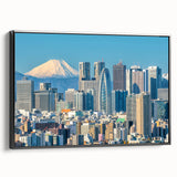 Black and white vintage poster art of a tranquil landscape, printed on canvas, suitable for bedroom decor.