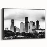 Black and white vintage poster art depicting a serene landscape, ideal for bedroom wall decor.