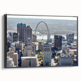 Black and white vintage poster art depicting a serene landscape, printed on framed canvas, ideal for bedroom decor.