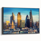Black and white vintage poster art of a serene landscape, printed on framed canvas, ideal for bedroom wall decor.